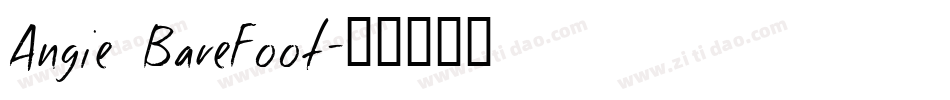 Angie BareFoot字体转换
